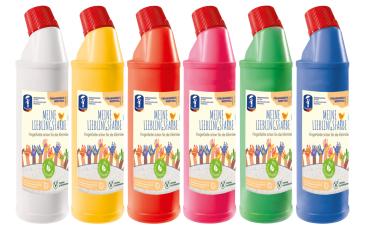 MY FAVORITE PAINT – 900 g bottles - High-Quality, Creamy Finger Paints in 6 Vibrant Colors